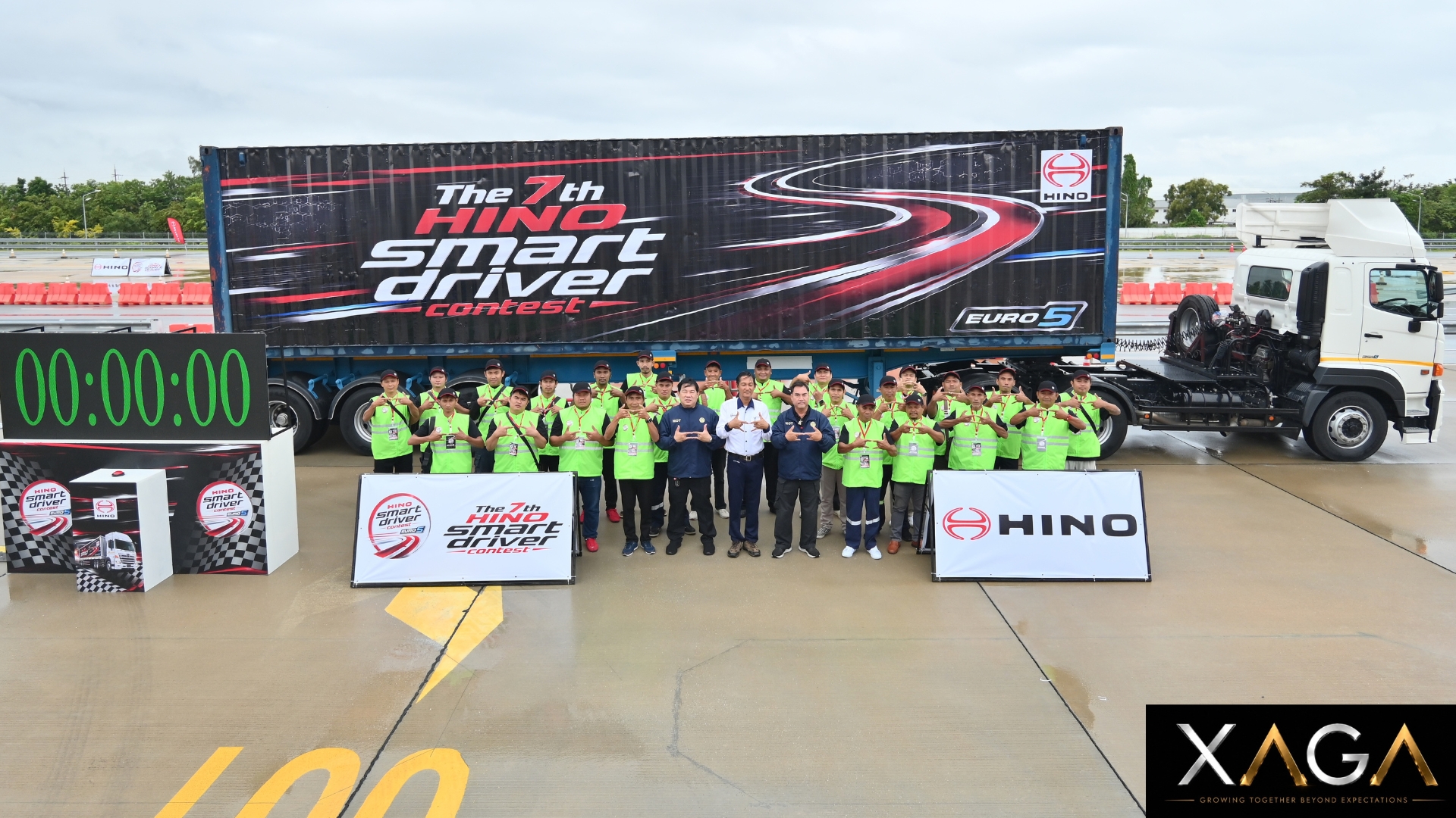ศึกระดับประเทศ Hino Smart Driver Contest 2026  ชิงถ้วยพระราชทาน เบื้องหลังงานที่ XAGA ดูแลตั้งแต่แผนจนถึงเส้นชัย